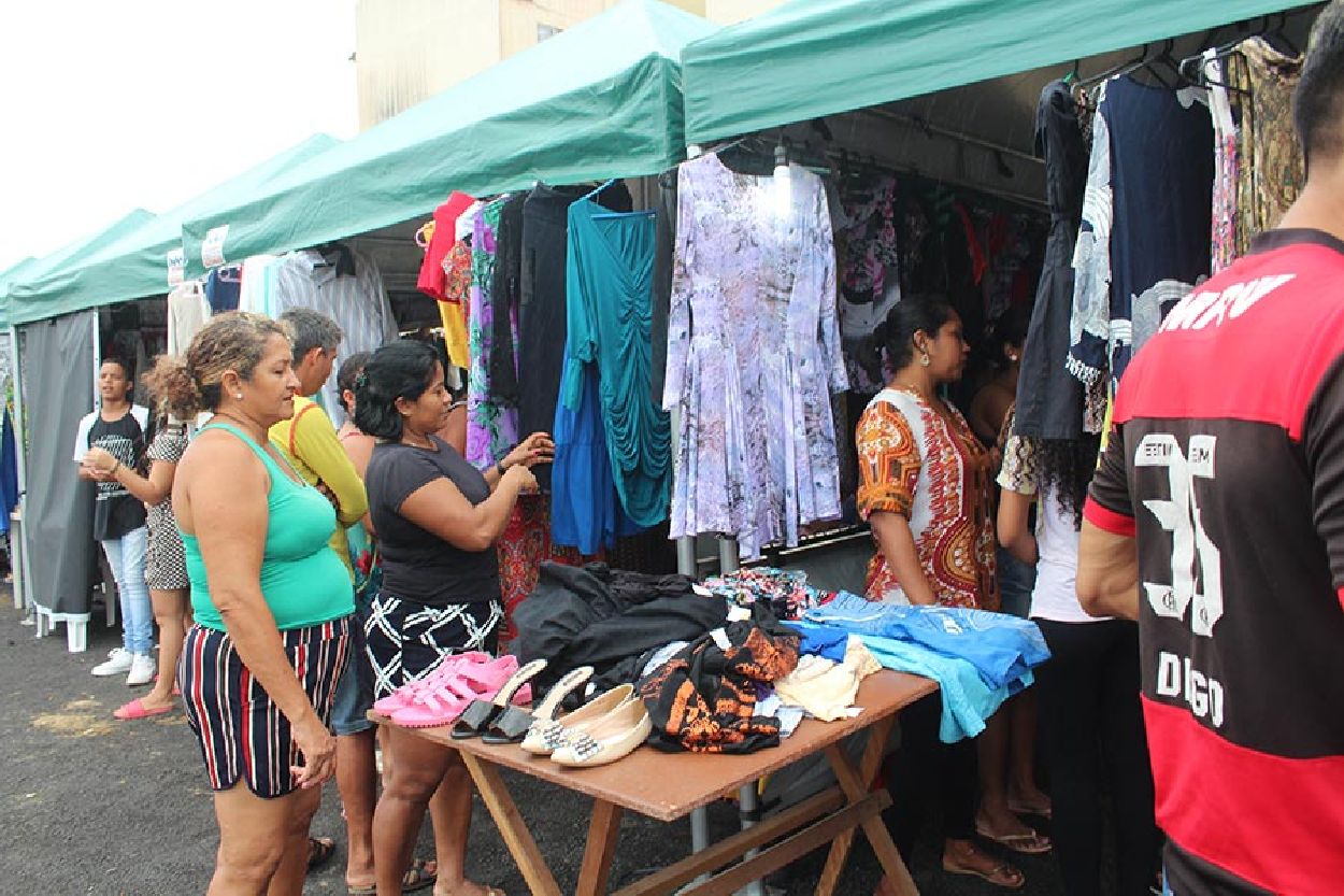 Barracas receberam um grande número de clientes na primeira Feira Itinerante do ano