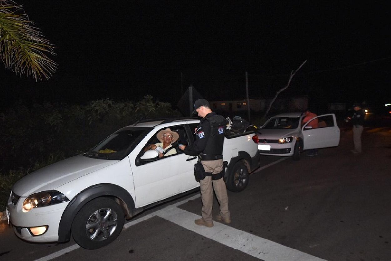 Abordagem aos condutores aconteceu durante evento agropecuário