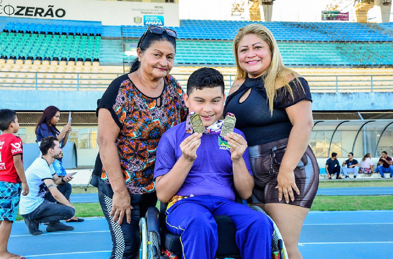 Ryan Saraiva participou pela primeira vez das Paralimpíadas Escolares 2019
