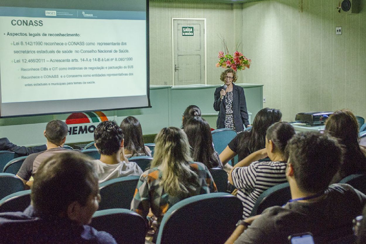Técnicos passam por oficina com membros do Conass