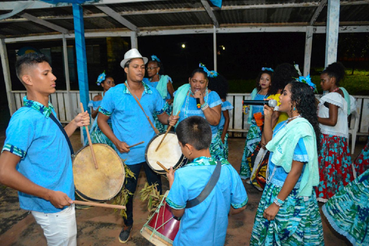 Além dos festeiros locais, foram convidados marabaixeiros de comunidades próximas