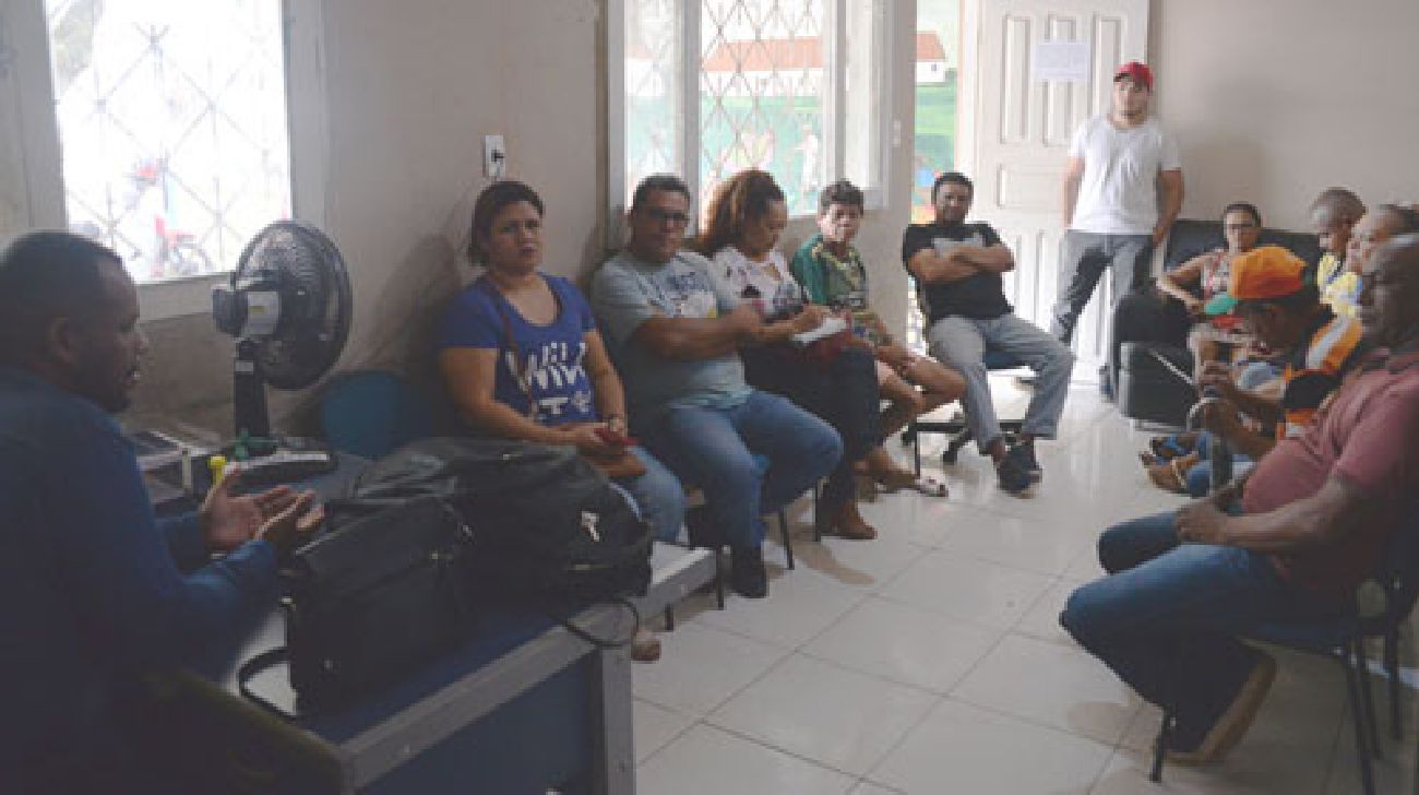 Representantes de religiões de matriz africana foram recebidos pelo secretário Aluizo de Carvalho para tratar da programação
