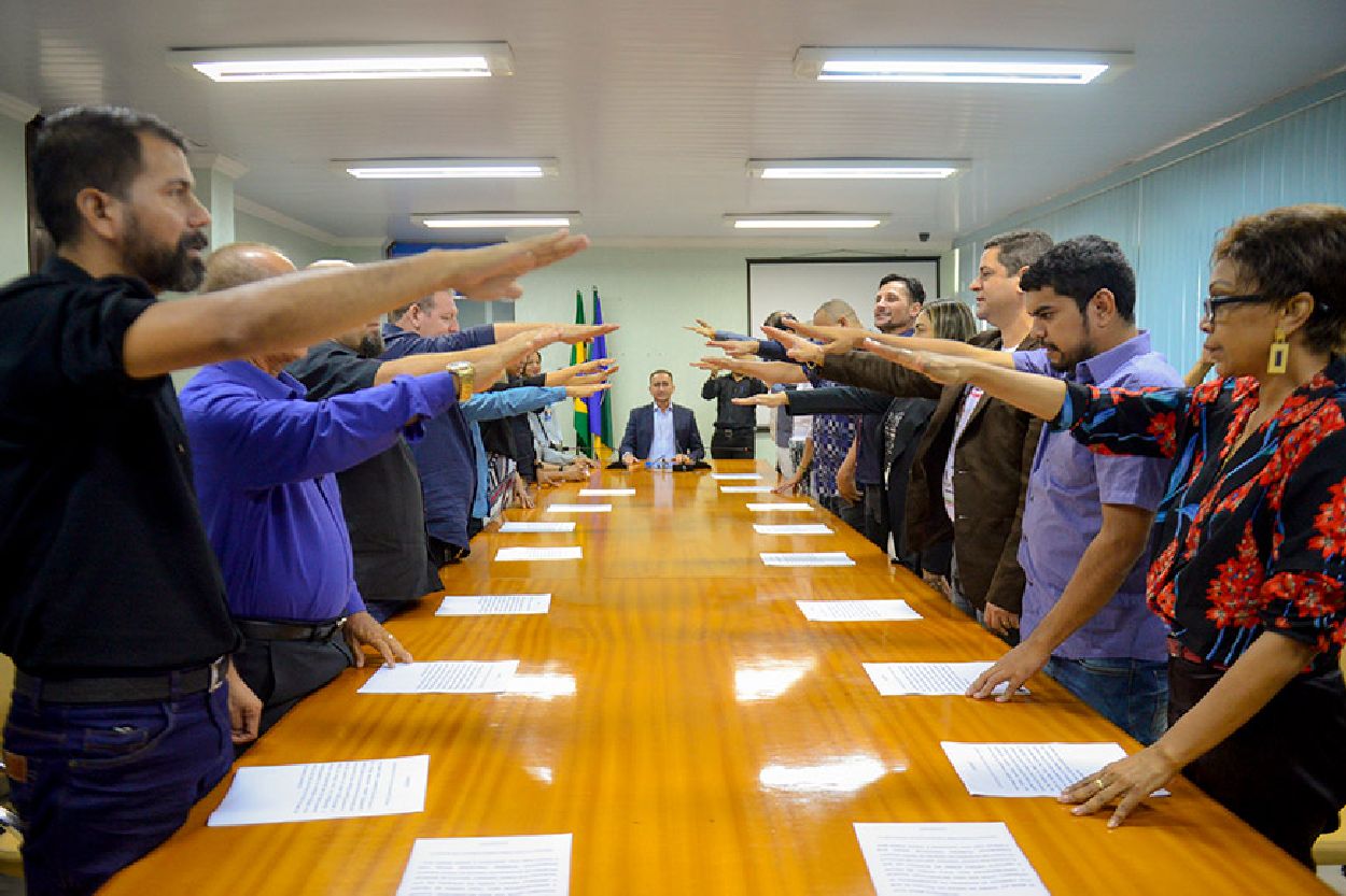 Novos conselheiros foram empossados nesta segunda-feira, 24, no Palácio do Setentrião