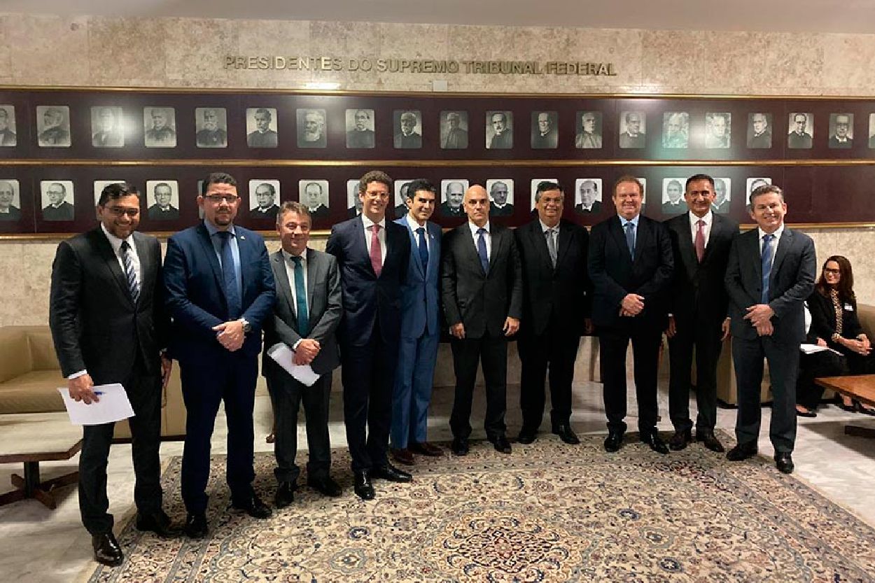 Governadores entregaram petição no Supremo Tribunal Federal