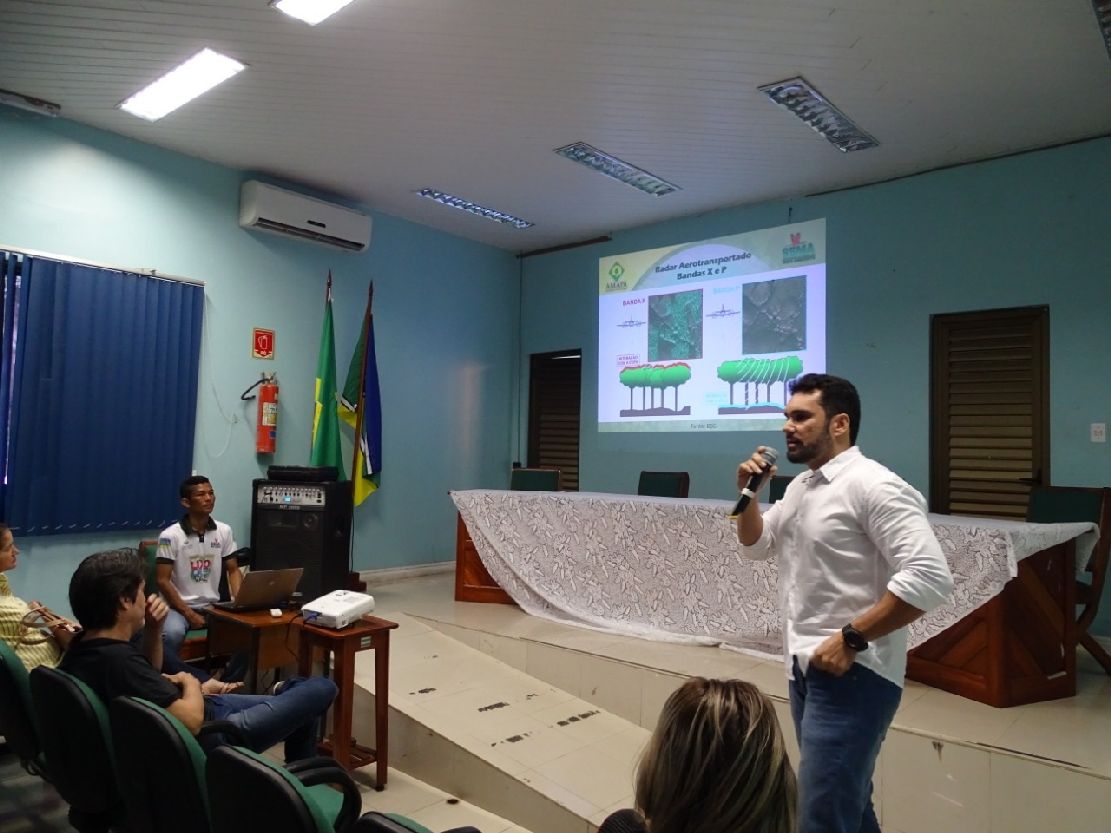 Patrick Farias apresentou a ferramenta para guardas florestais durante atividades do Junho Verde