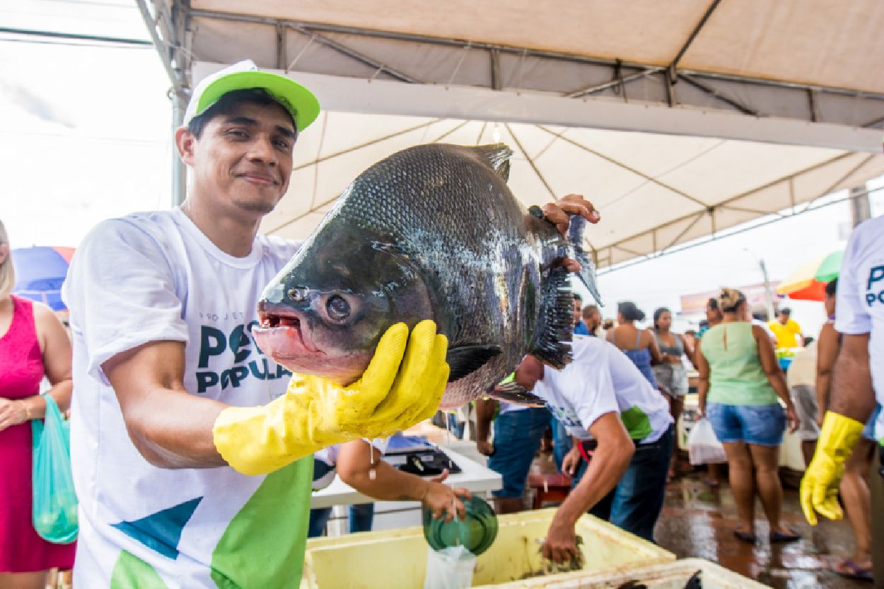 Macapá foi o município que mais impactou no balanço geral de pescado vendido a preço popular: 96.093 toneladas