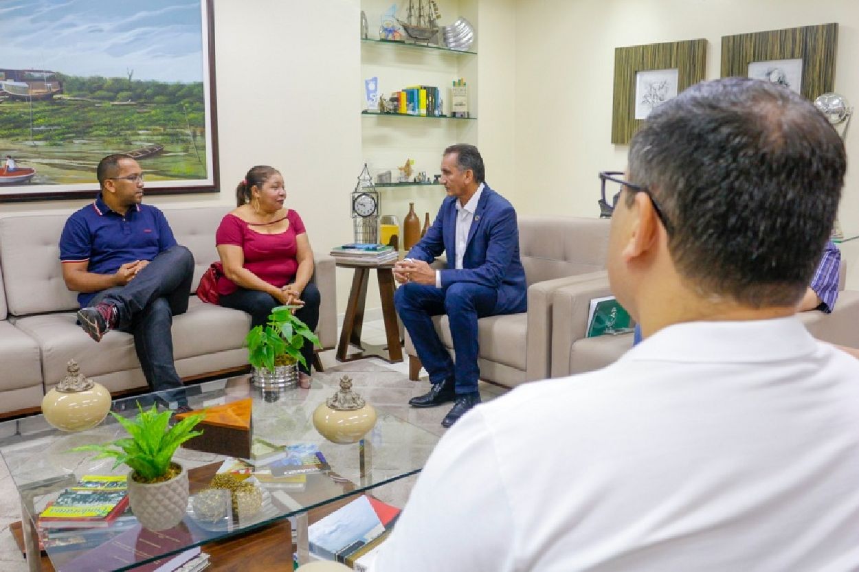 Sindicalistas foram recebidos pelo governador Waldez no Palácio do Setentrião