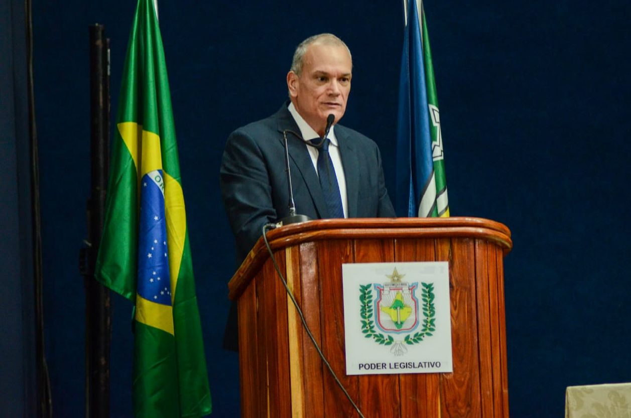 Vice-governador Jaime Nunes se pronunciou no plenário provisório da Assembleia Legislativa do Amapá