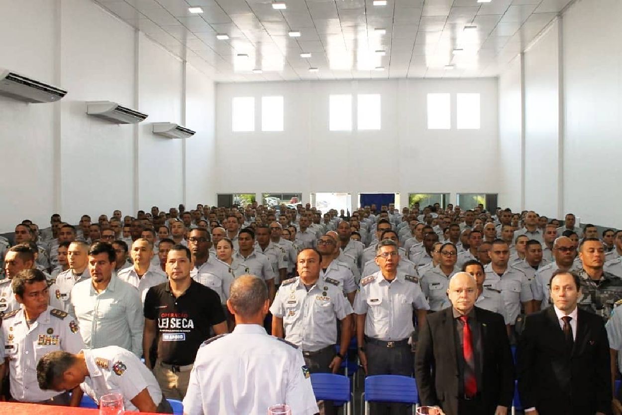 Aula inaugural ocorreu no novo auditório do Comando-Geral da PM, em Macapá