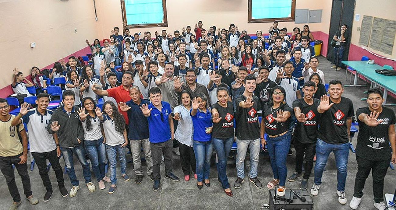 Estudantes aprovaram a iniciativa da Sejuv de promover o debate sobre os riscos das drogas