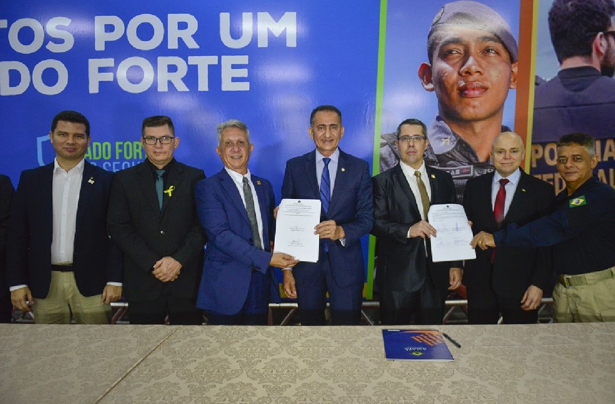 Consolidação de trabalho integrado foi efetivada durante assinatura de Termo de Cooperação Técnica entre Sejusp e PF