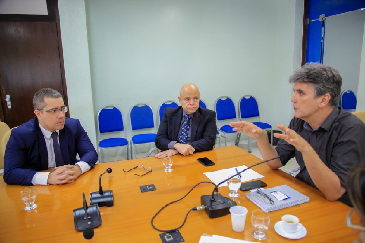 Encontro nesta terça-feira, 7, no Palácio do Setentrião, tratou do evento de assinatura do Termo de Cooperação entre as instituições