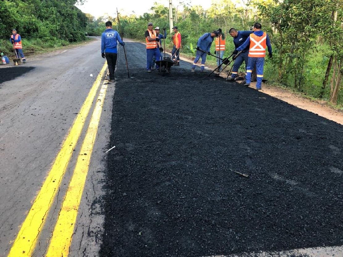Manutenção compreende aproximadamente 40 km de rodovia