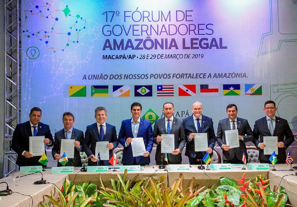 Carta assinada pelos governadores contém as propostas aprovadas em conjunto pelos estados que compões a Amazônia Legal