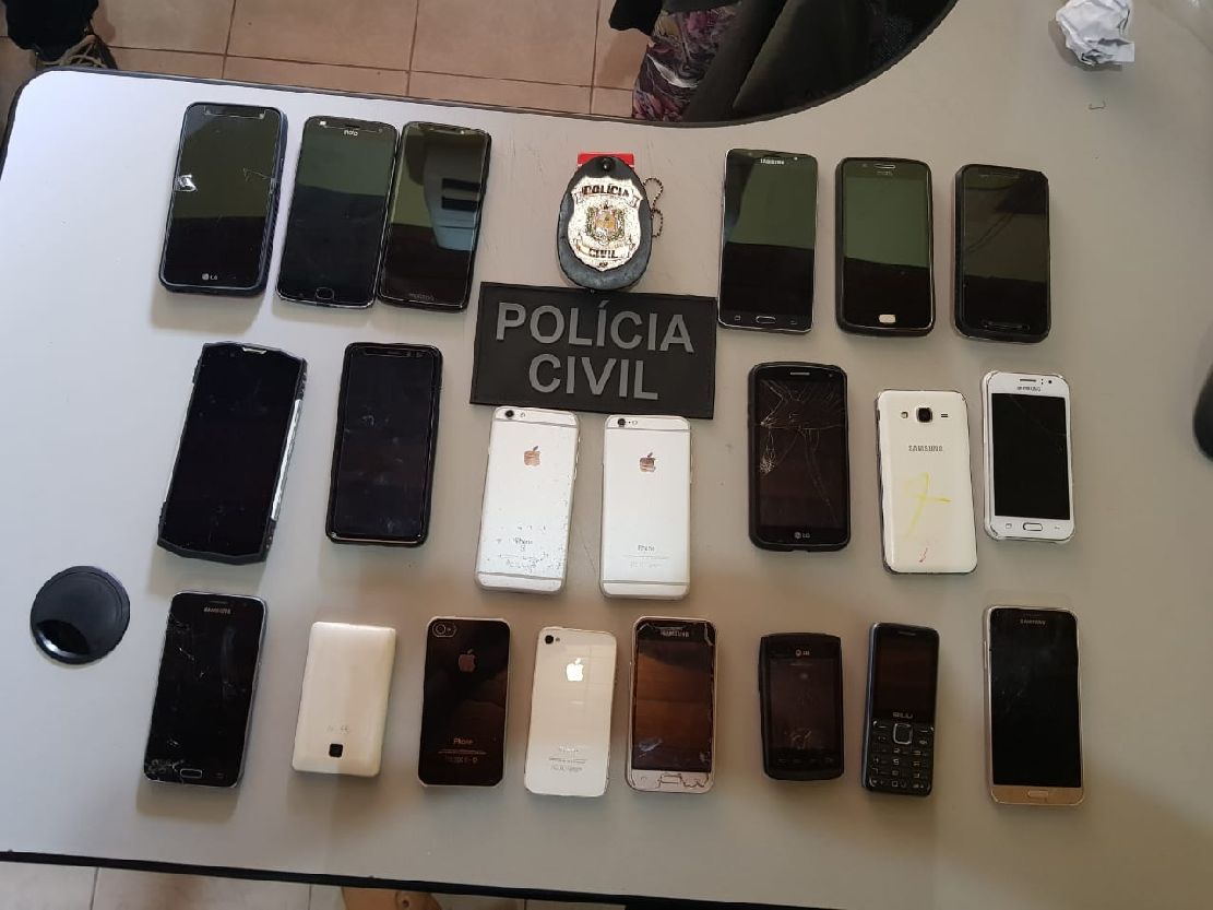 Só em janeiro, já foram recuperados 15 celulares, quase um por dia