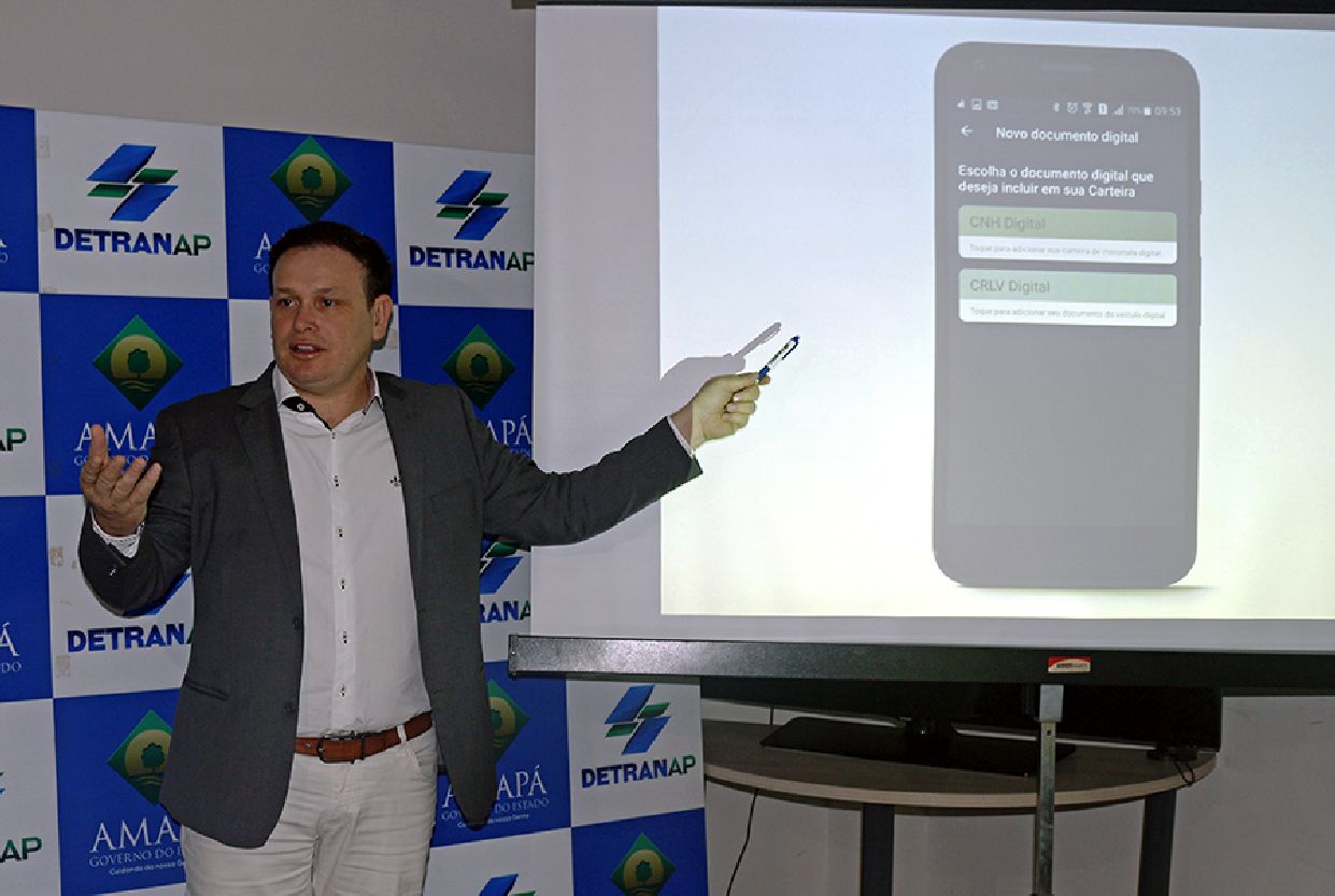 Versão digital foi apresentada pelo diretor-presidente do Detran/AP, Inácio Maciel