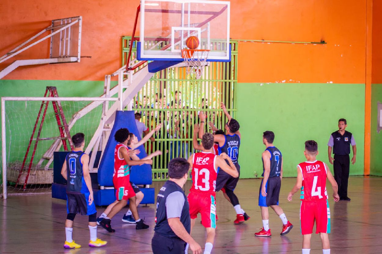 Ifap é um dos finalistas no basquete masculino e já tem vaga assegurada na fase estadual dos Jogos Escolares