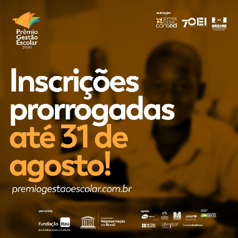 Em todo Brasil 6.931 escolas já realizaram suas inscrições na edição deste ano do prêmio.