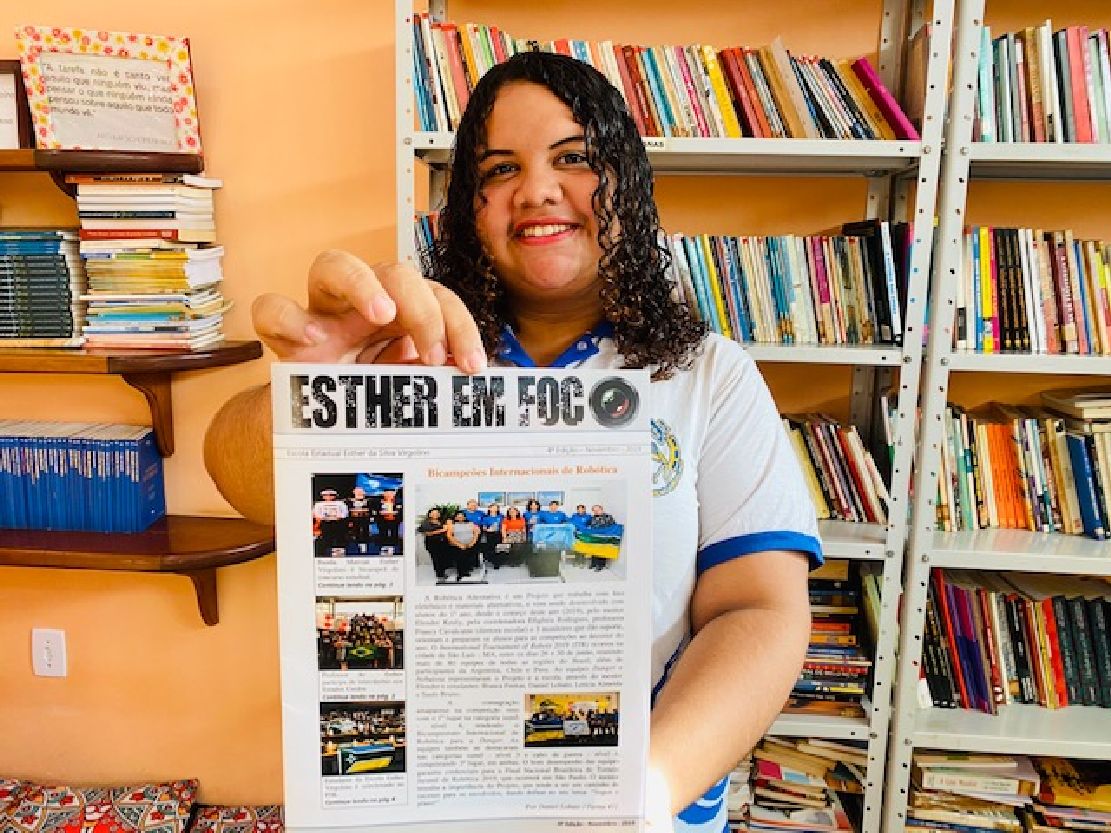 Ao entrar no projeto, Suziele contou com reforço em língua portuguesa e redação