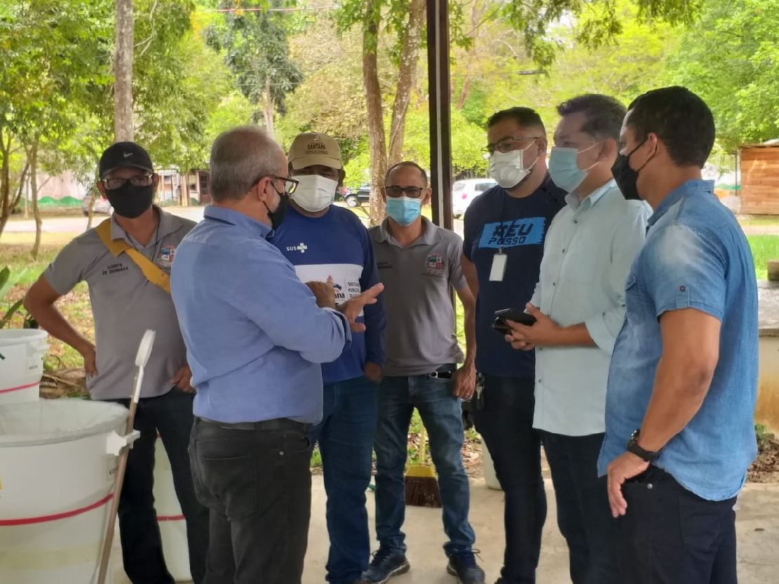Técnicos da SVS e IEPA discutem os projetos de combate ao Aedes