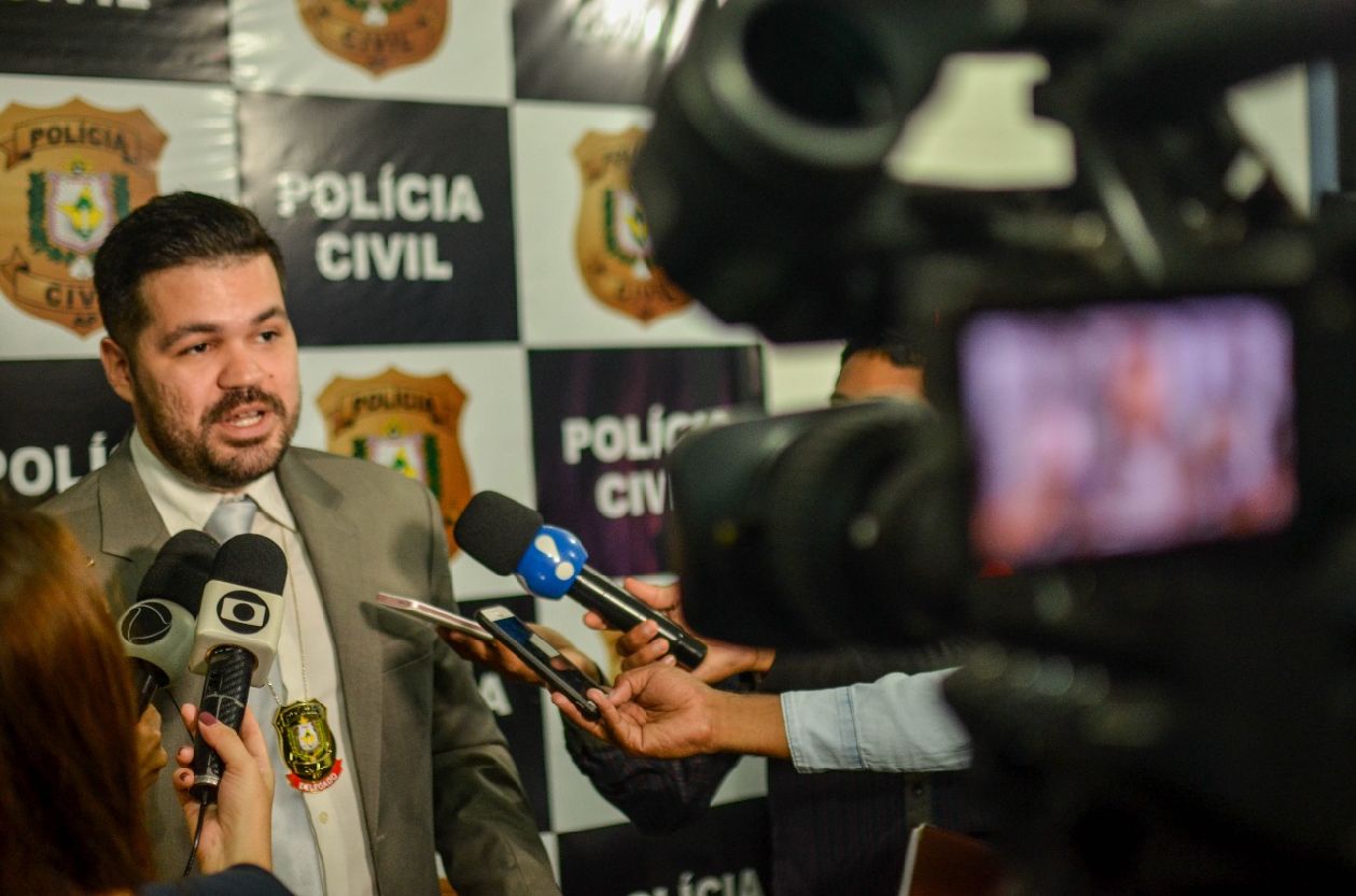 Delegado Nicolas Bastos concedeu coletiva de imprensa para esclarecer o trabalho