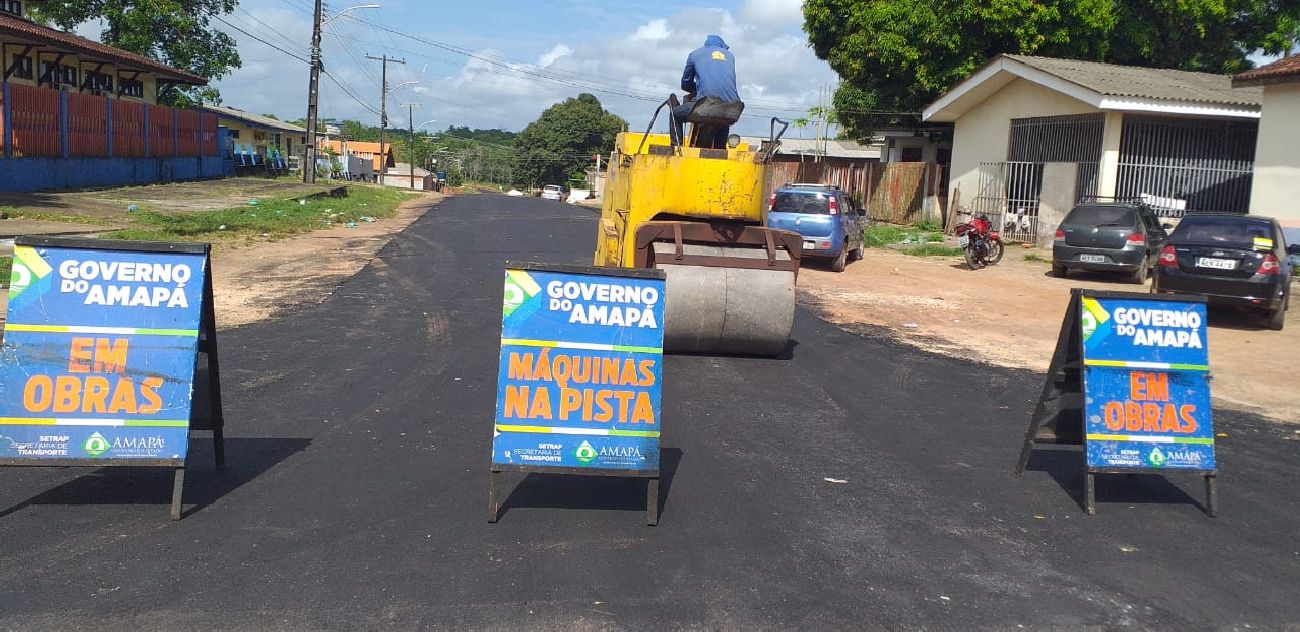 Principais vias dos municípios recebem pavimentação