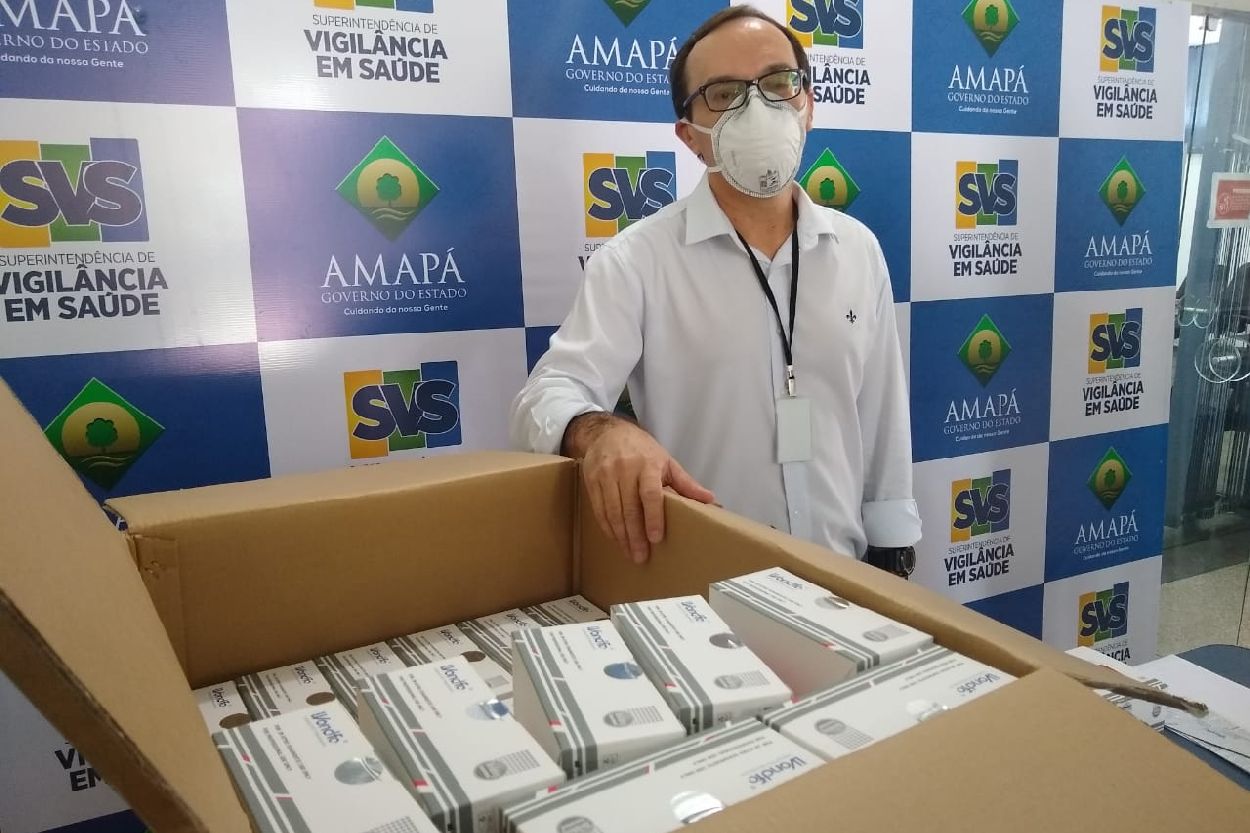 Testes rápidos serão divididos primeiramente entre Macapá e Santana.