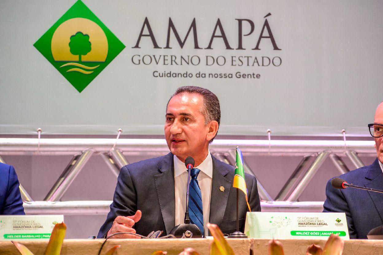 Governador do Amapá, Waldez Góes, é presidente do Consórcio da Amazônia Legal.