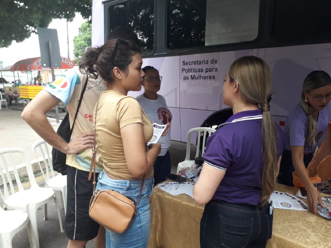 A SEPM levou sua unidade móvel de atendimento para dar apoio à programação, organizada por movimentos sociais