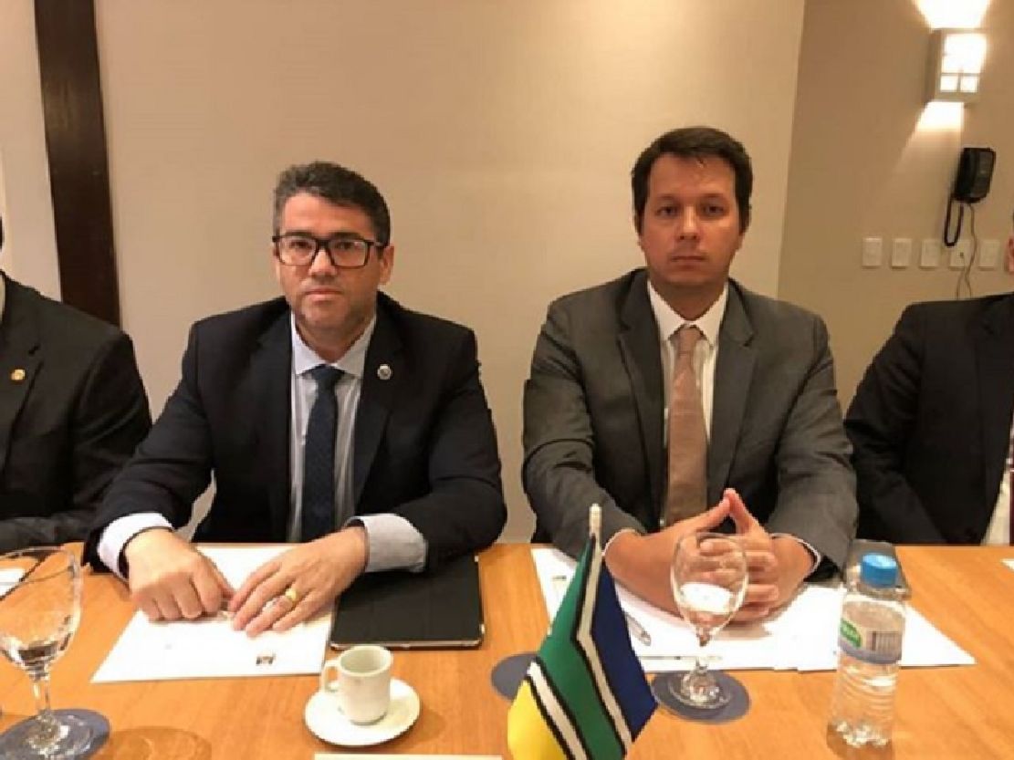 Procurador-geral do Estado Narson Galeno, e o procurador do Estado em Brasília Davi Evangelista, que conduziram a ação.