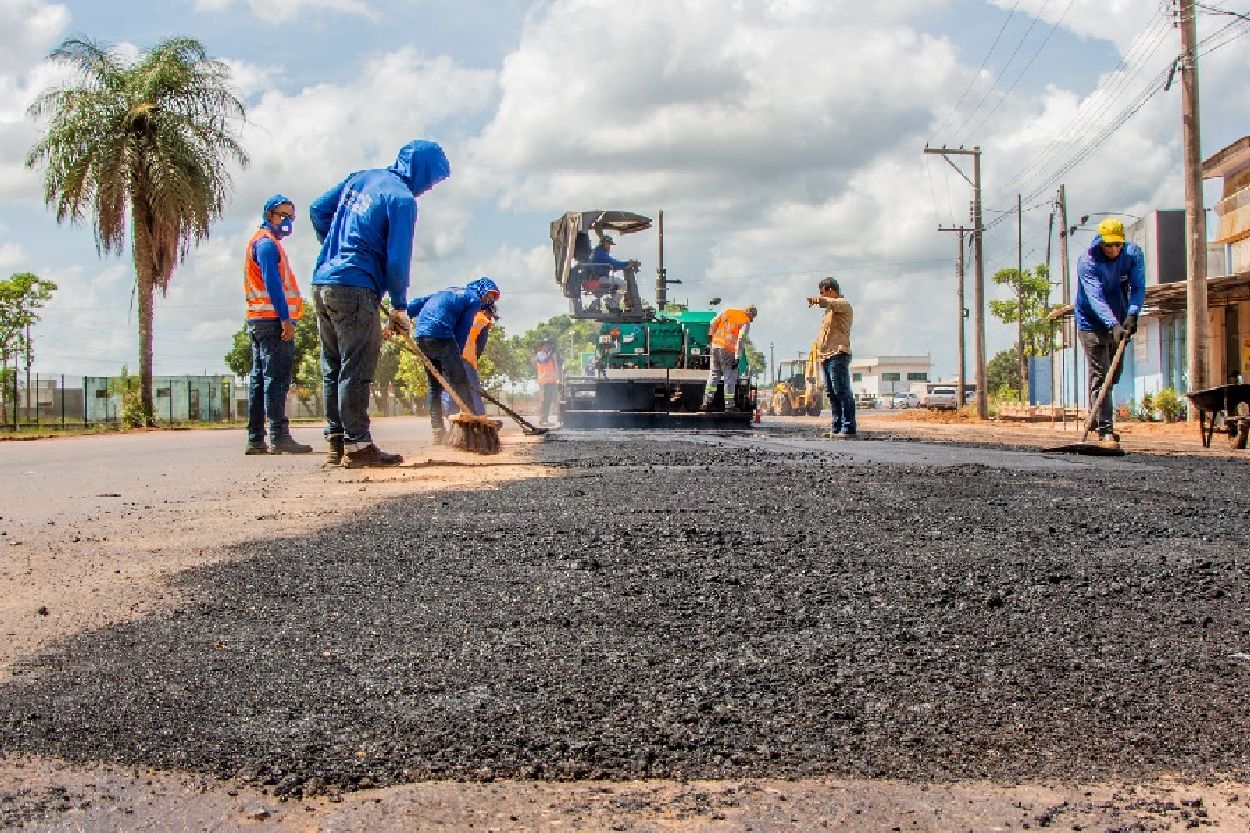 Macapá e Santana têm investimentos para pavimentação.