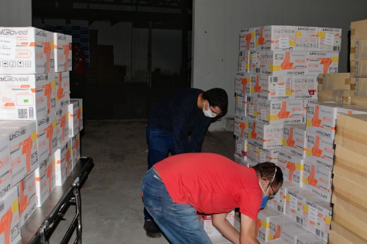 EPIs irão reforçar estoque das unidades de saúde durante a pandemia beneficiar trabalhadores da saúde durante a pandemia