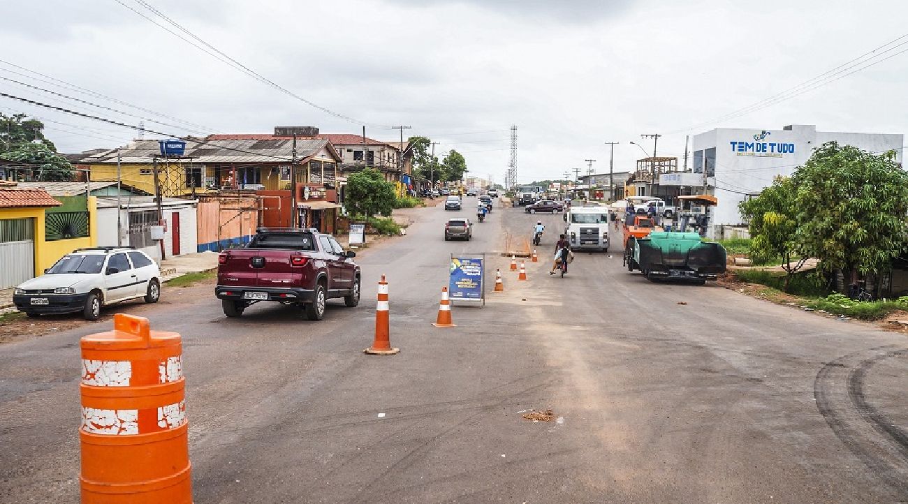 Serviços fazem parte do projeto de duplicação da via, executados pela Secretaria de Estado de Transporte do Amapá