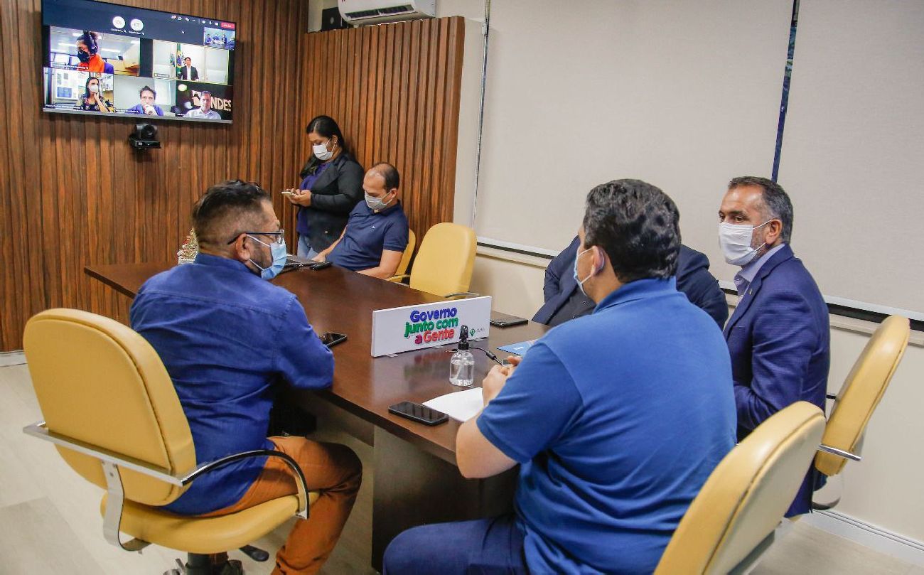 Encontro remoto foi transmitido do Palácio do Setentrião