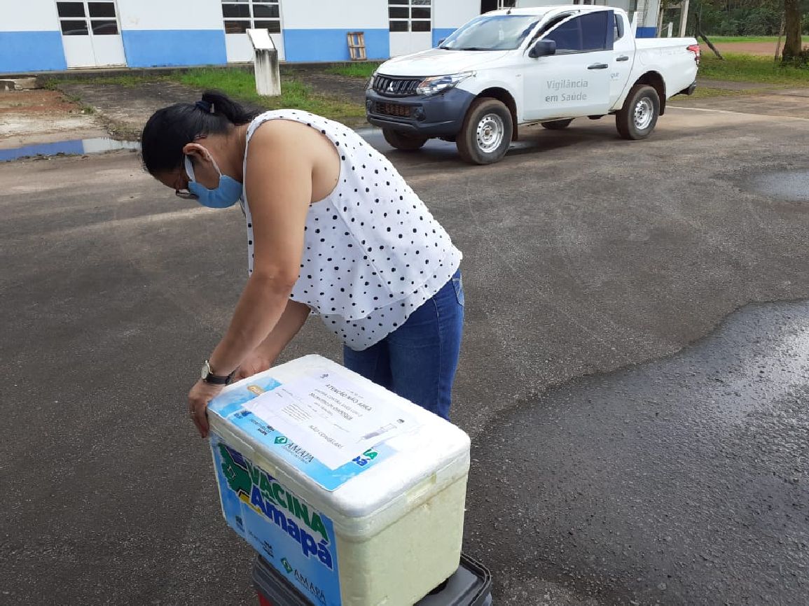 As vacinas foram entregues aos 16 municípios do estado.