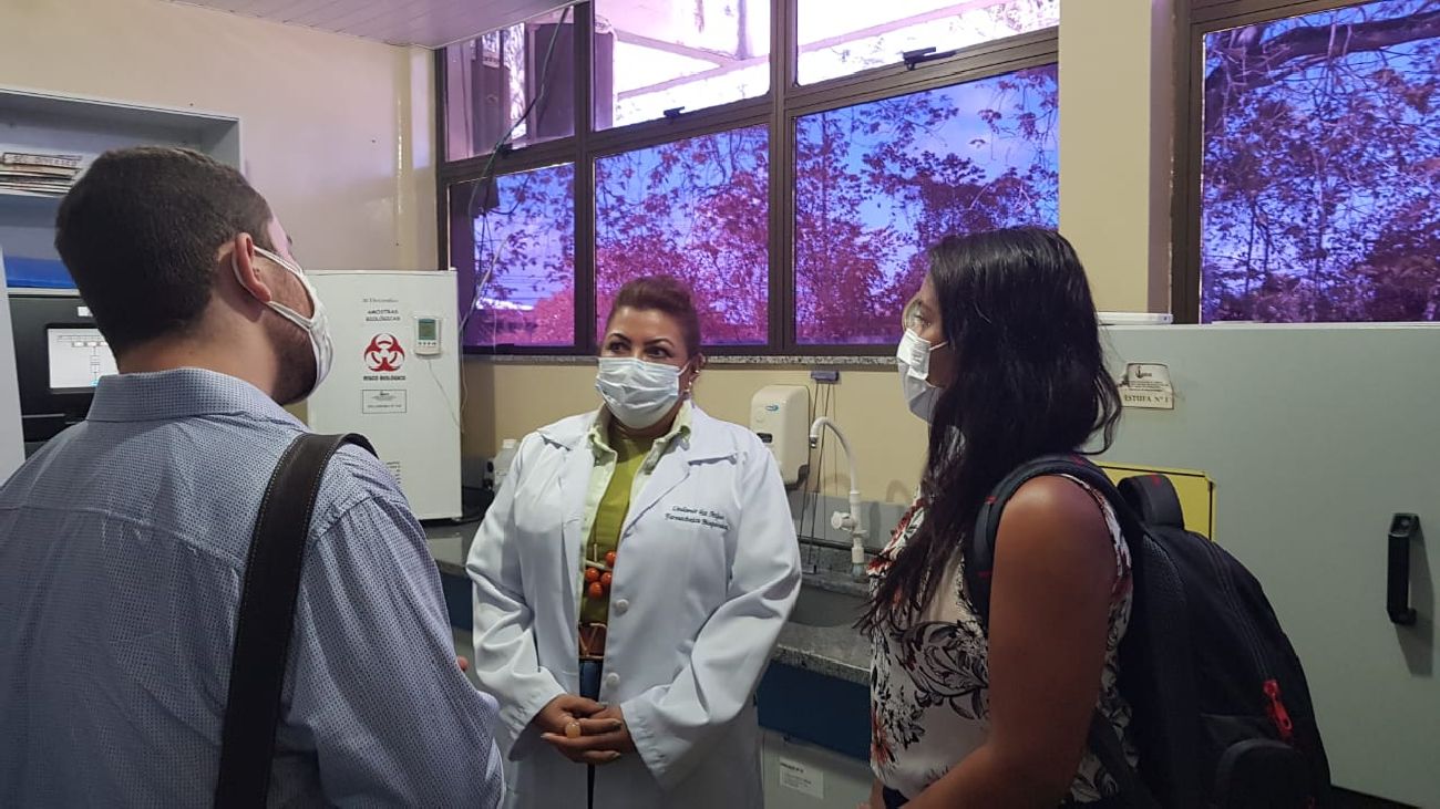 Os técnicos do Ministério estiveram no Laboratório Central.
