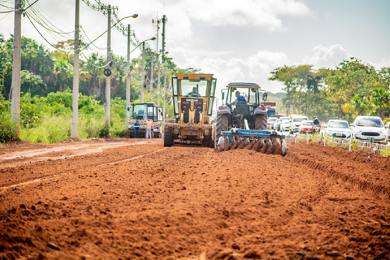 Etapa começa a preparar a pista para futura liberação de tráfego