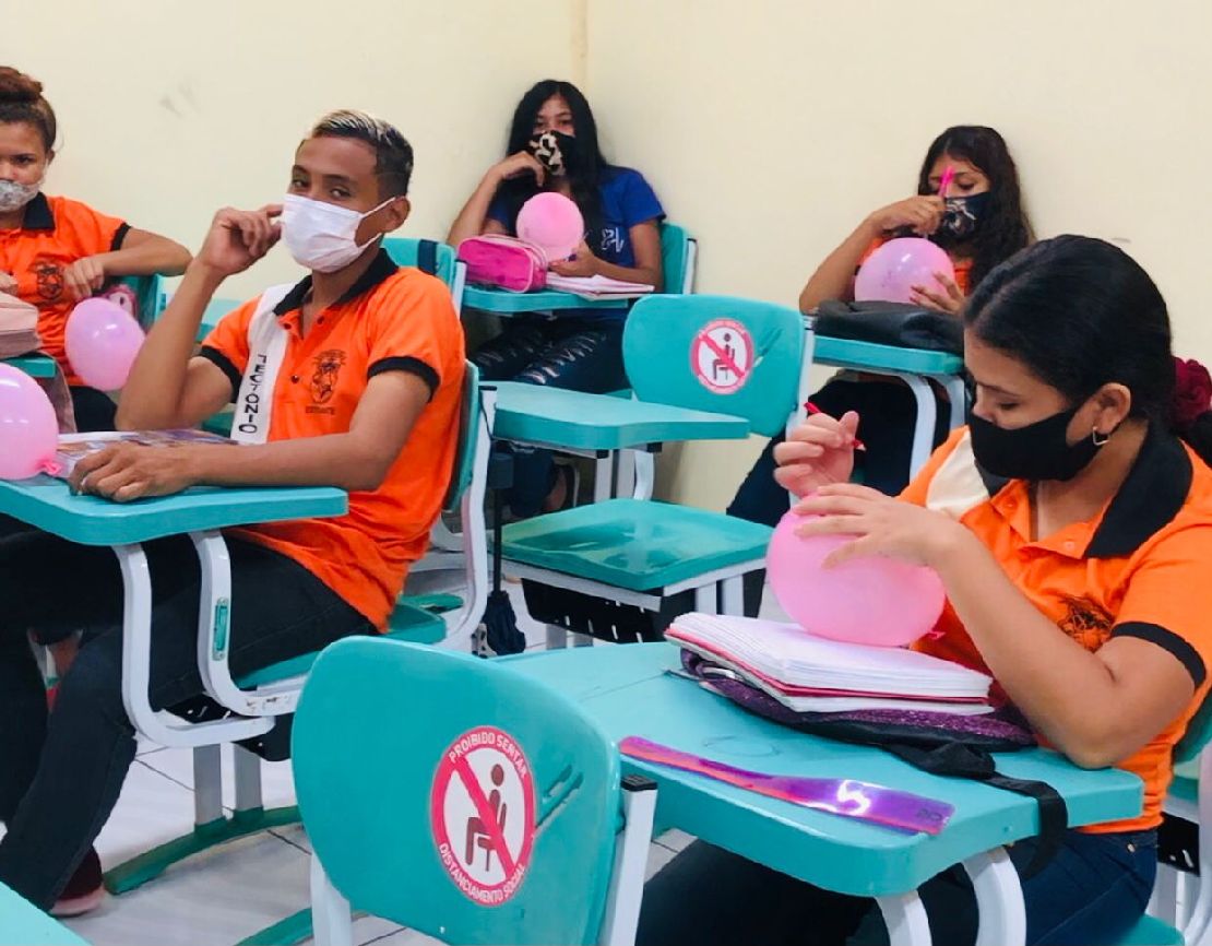 O município possui 1.358 estudantes matriculados nas três unidades de ensino
