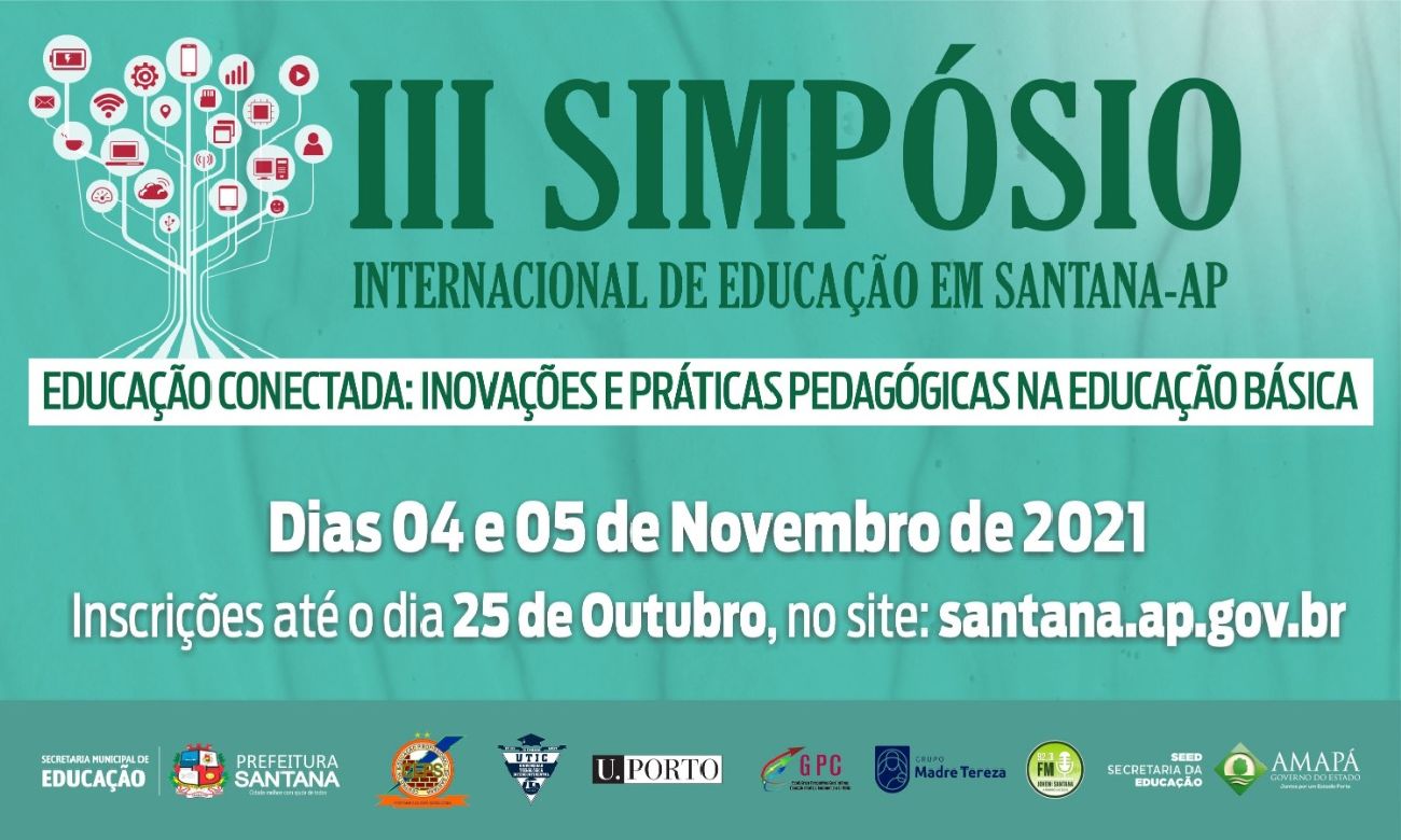 Com o tema “Educação Conectada: inovações e práticas pedagógicas na educação básica”, o simpósio será totalmente gratuito e conta com certificação