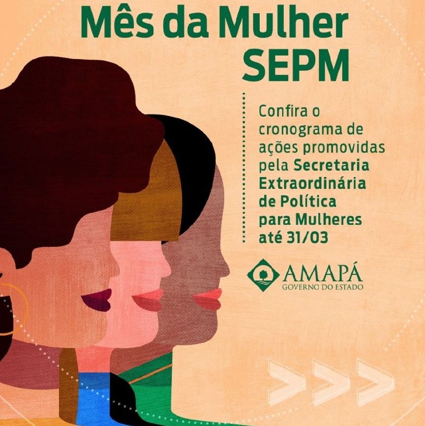Haverá programação nas cidades de Macapá, Santana, Porto Grande, Laranjal do Jari e Mazagão.