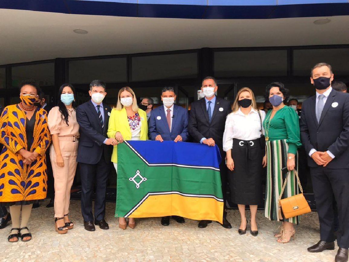 O governador também reuniu com a procuradora-geral do MP/AP e vice-presidente do colegiado para a Região Norte, Ivana Cei.