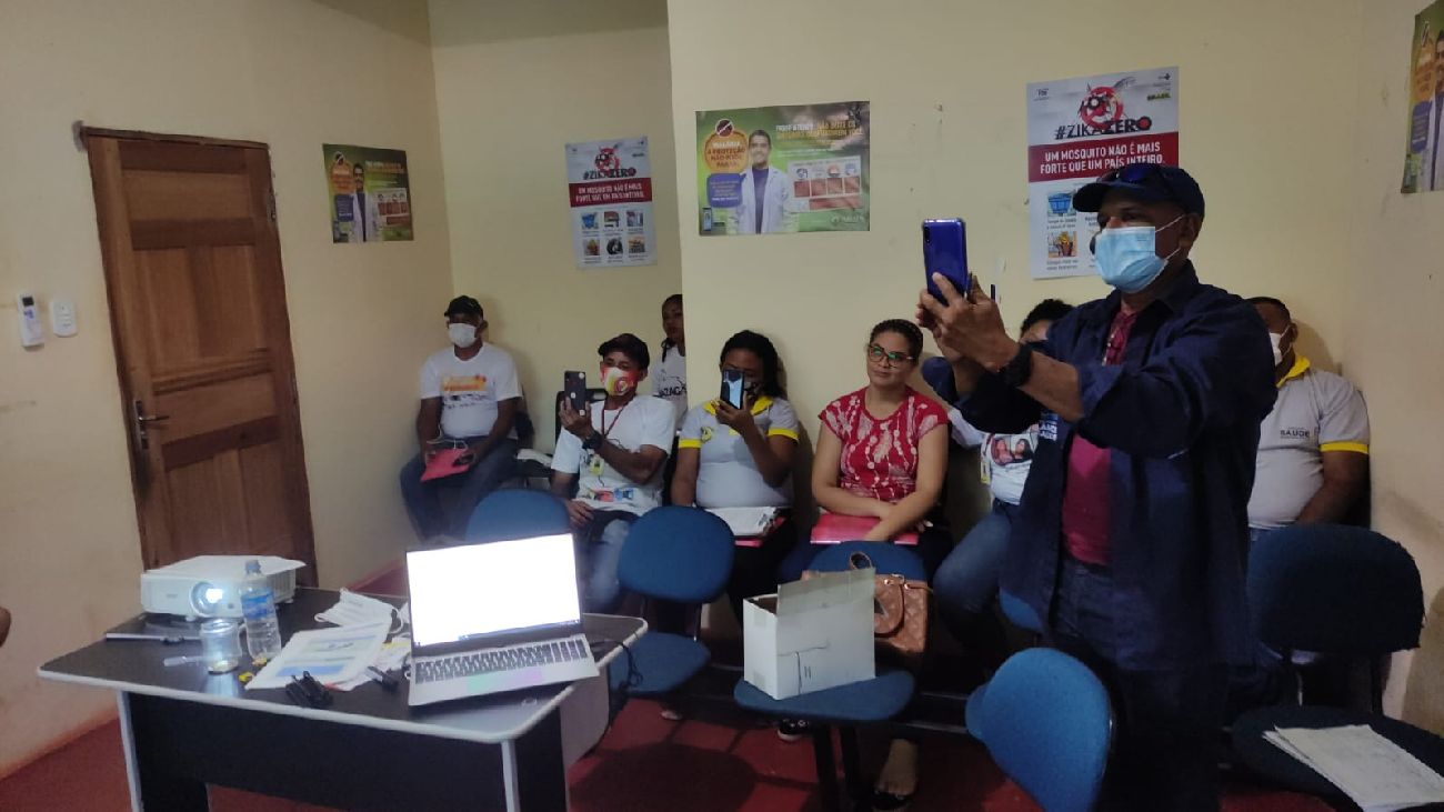 A capacitação na busca de focos do Aedes Egypti em Mazagão