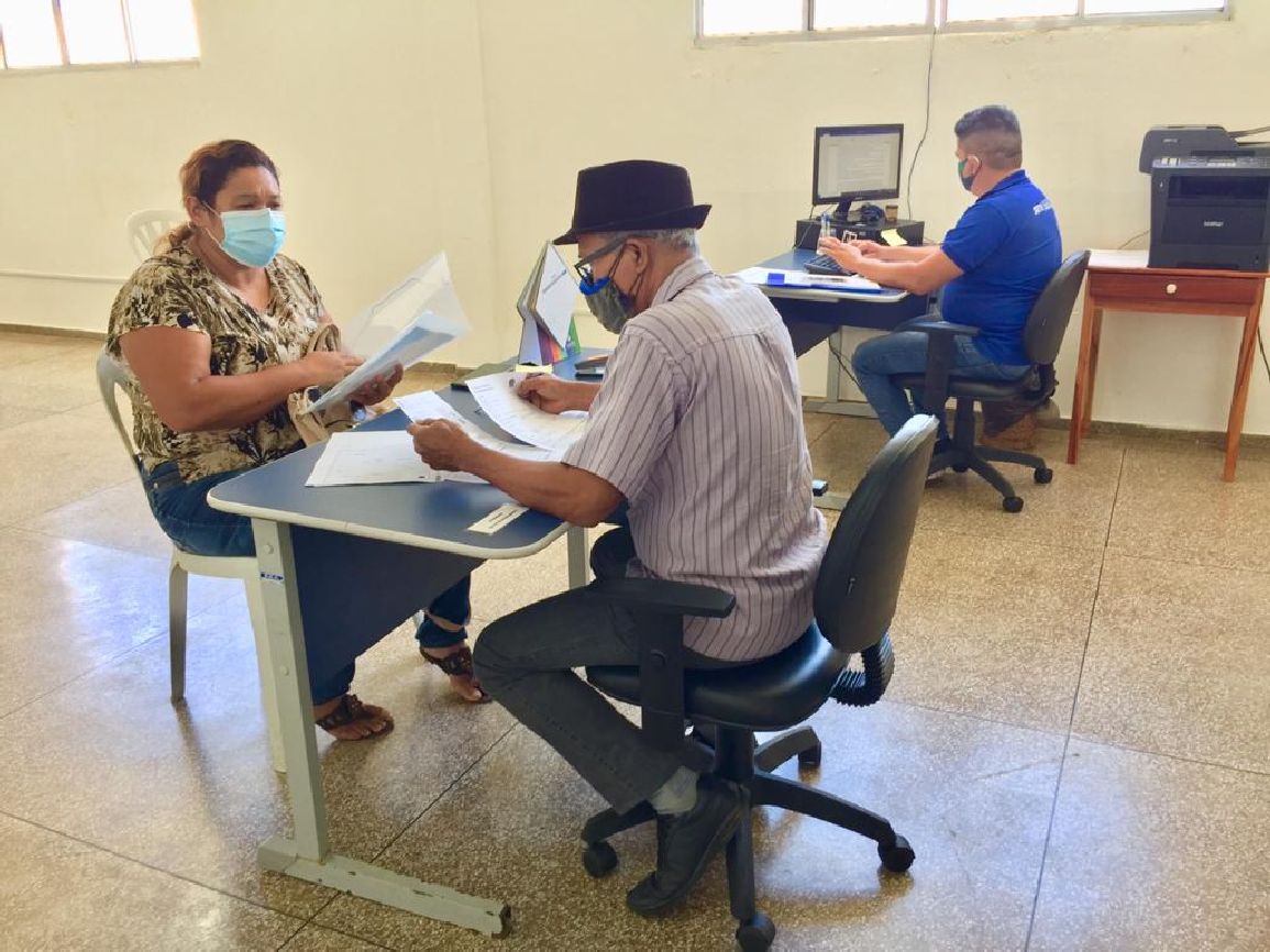 Os atendimentos estão sendo realizados no auditório da Secretaria de Estado do Trabalho e Empreendedorismo (Sete)