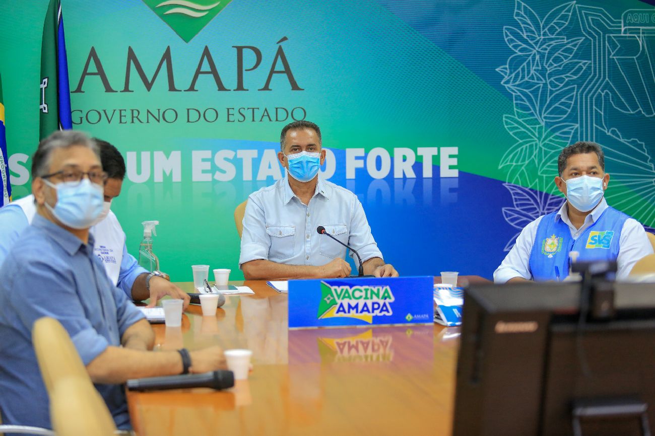 Governador Waldez Góes pediu celeridade no processo de aprovação da vacina por parte da Anvisa.