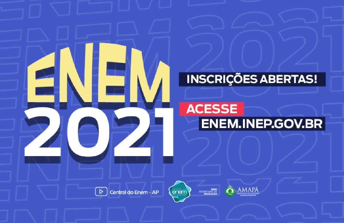 Cerca de 10 mil alunos do ensino médio de escolas públicas devem participar do Enem 2021.