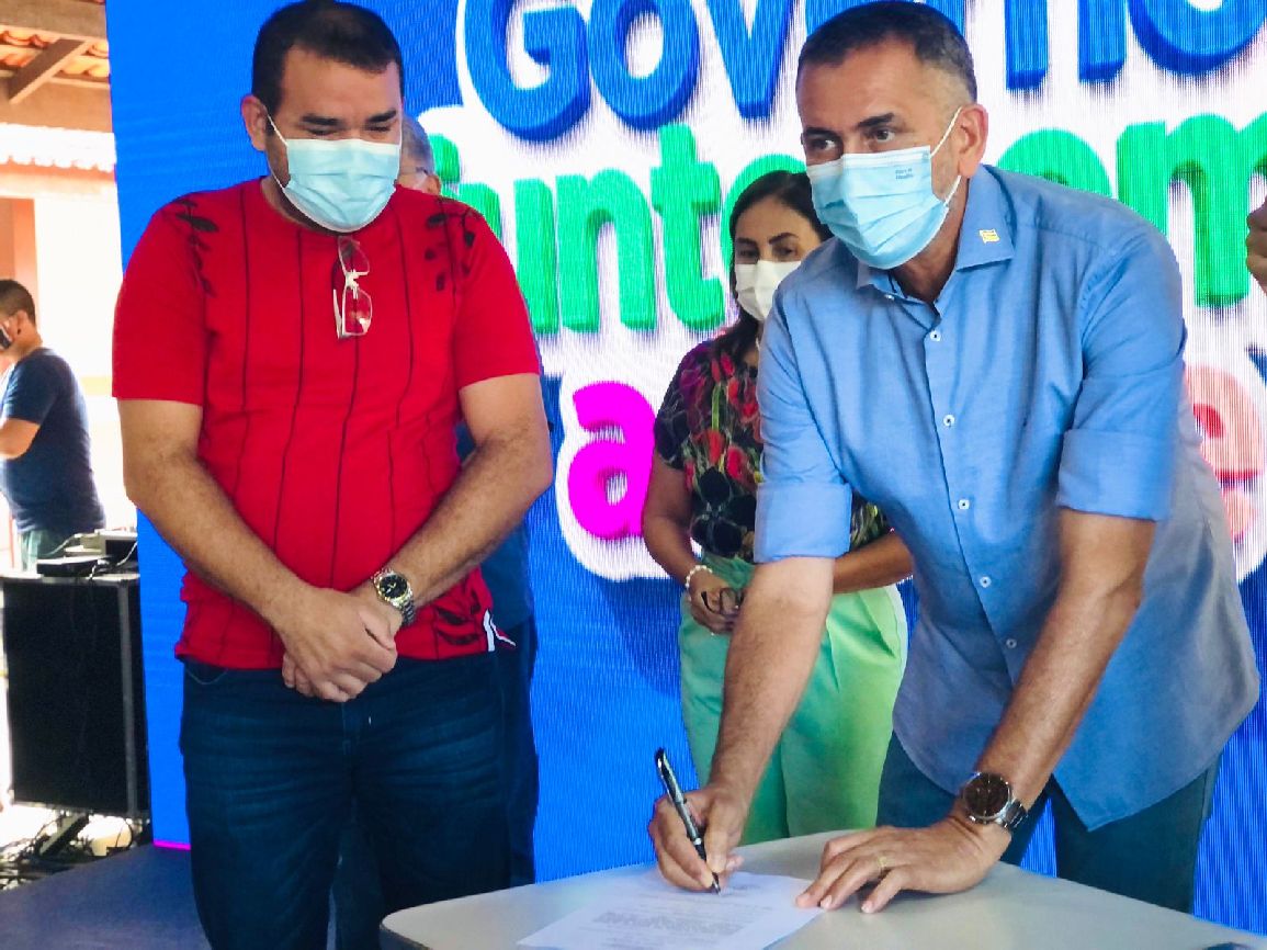 Com as ordens de serviços assinadas, o governo garante o início das obras nos próximos dias