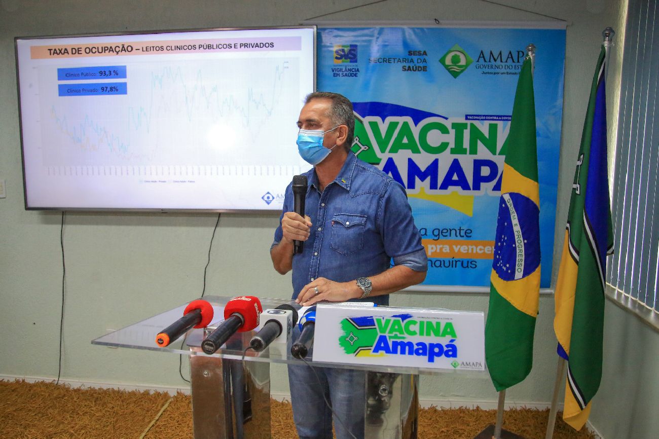 Waldez Góes fez anúncio durante coletiva de imprensa no Palácio do Setentrião.