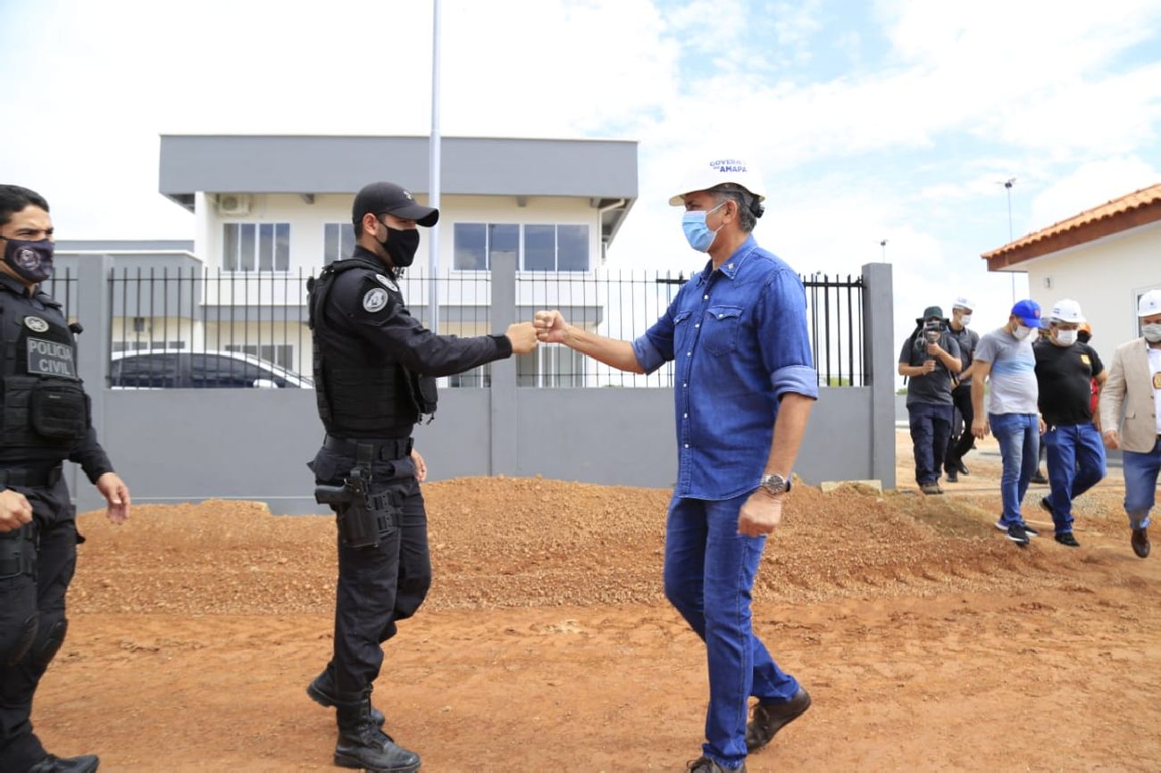 Governador estava acompanhado de secretários de Estado e técnicos da Sejusp