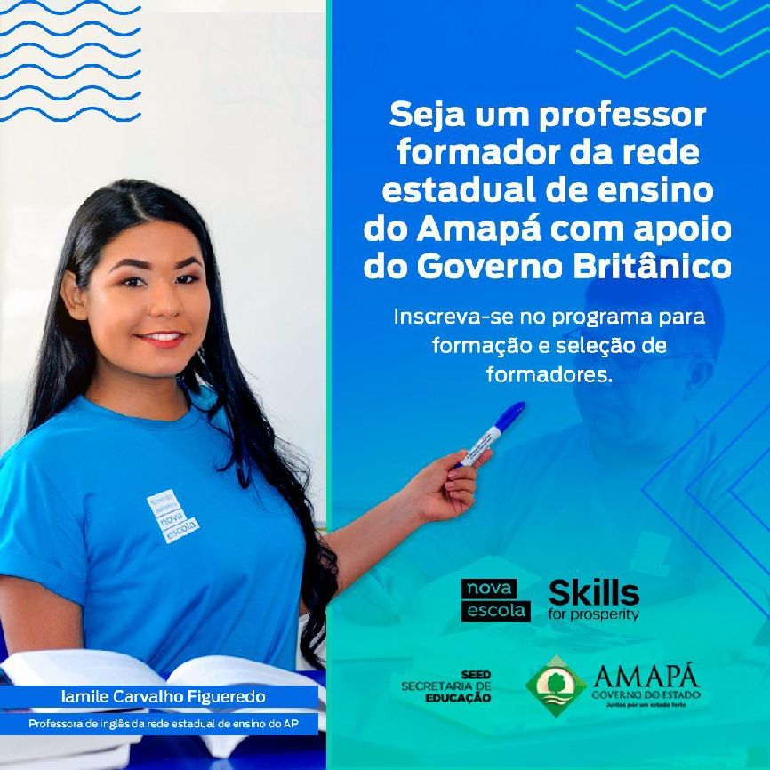 A formação é oferecida exclusivamente a professores de língua inglesa.