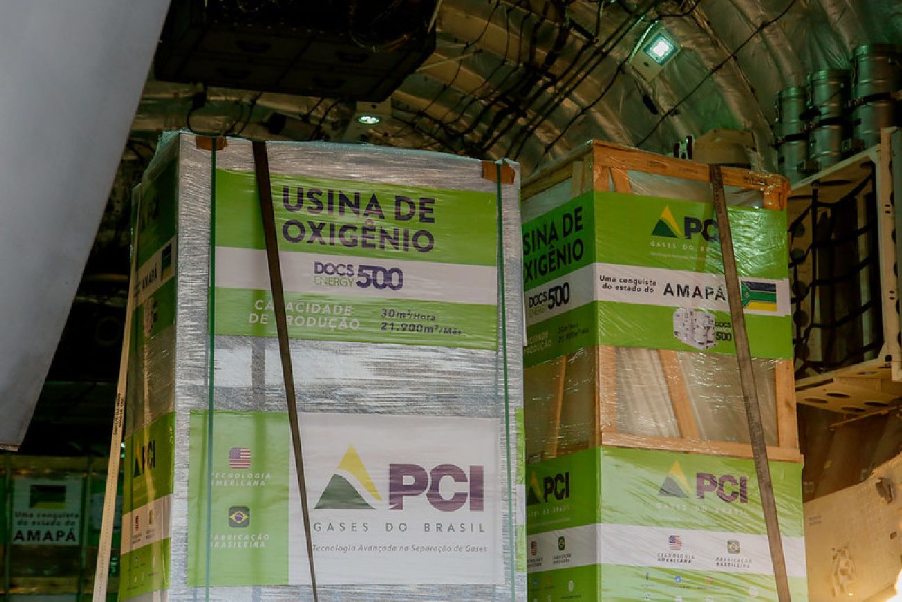 As usinas garantem autonomia na utilização de oxigênio.